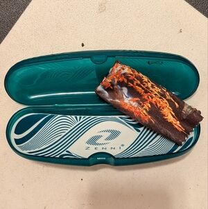 Zenni Optical Eyeglass Case with Fall Foliage Cloth